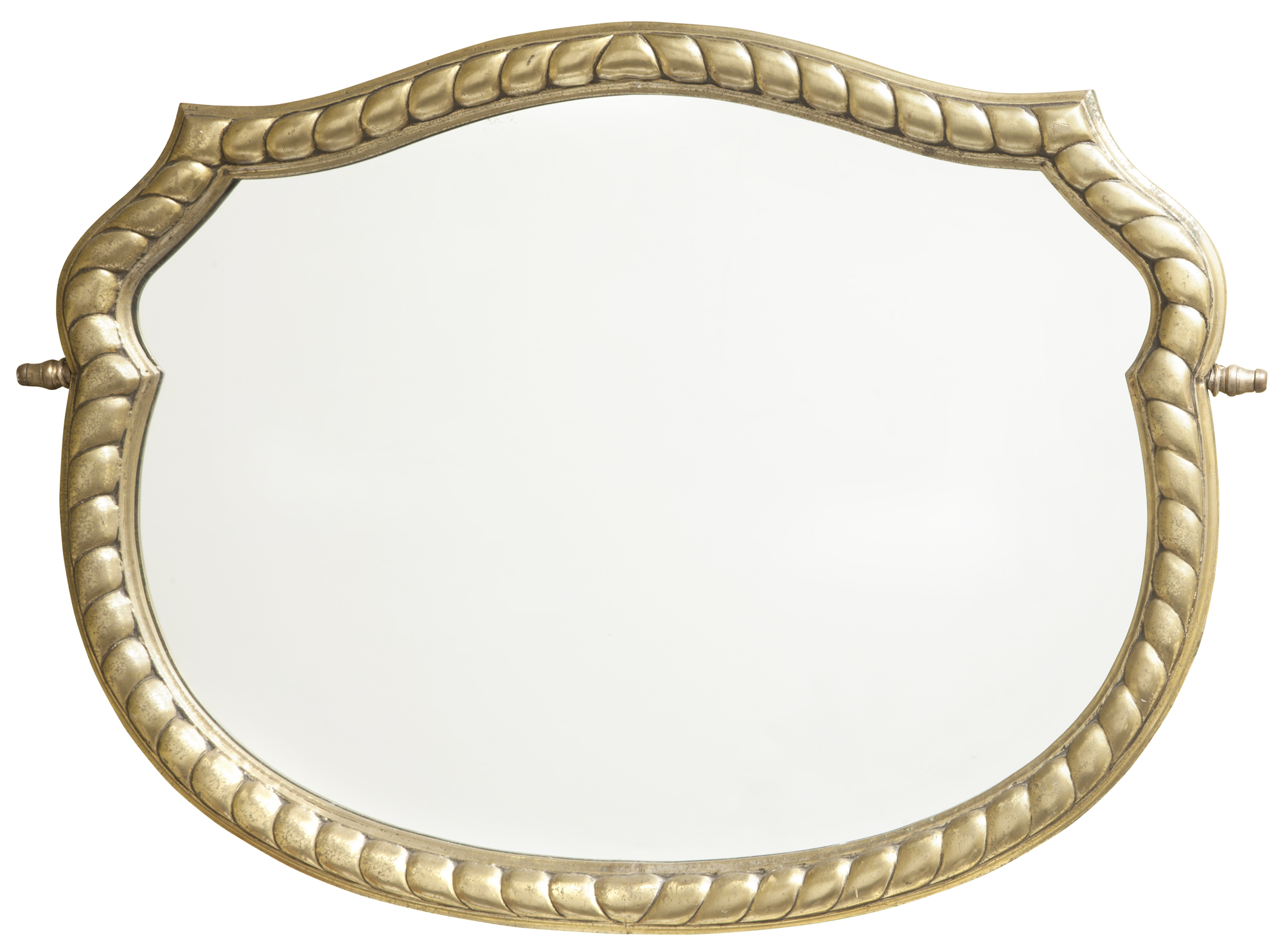 Lot image - Art Deco Style Giltwood Mirror