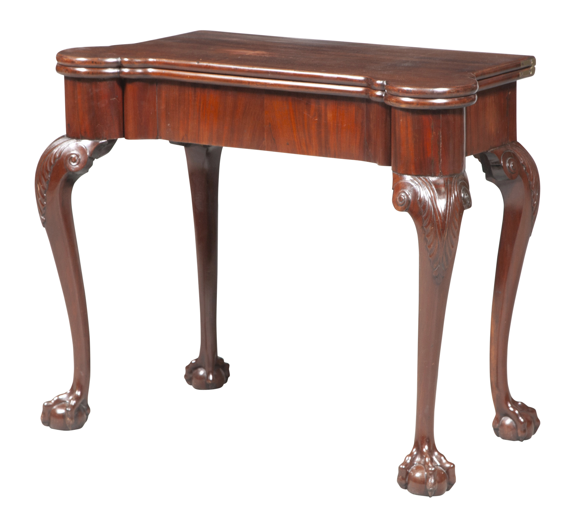 Lot image - George II Mahogany Games Table