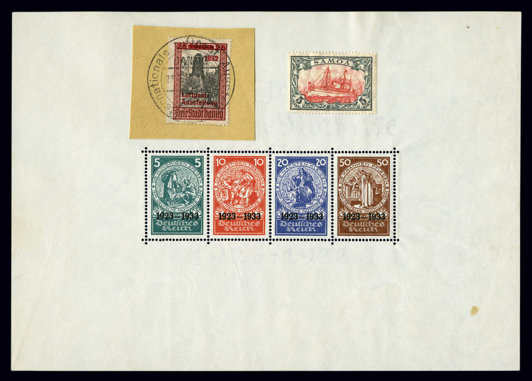 Lot image - Danzig, German Colonies and More Stamps
