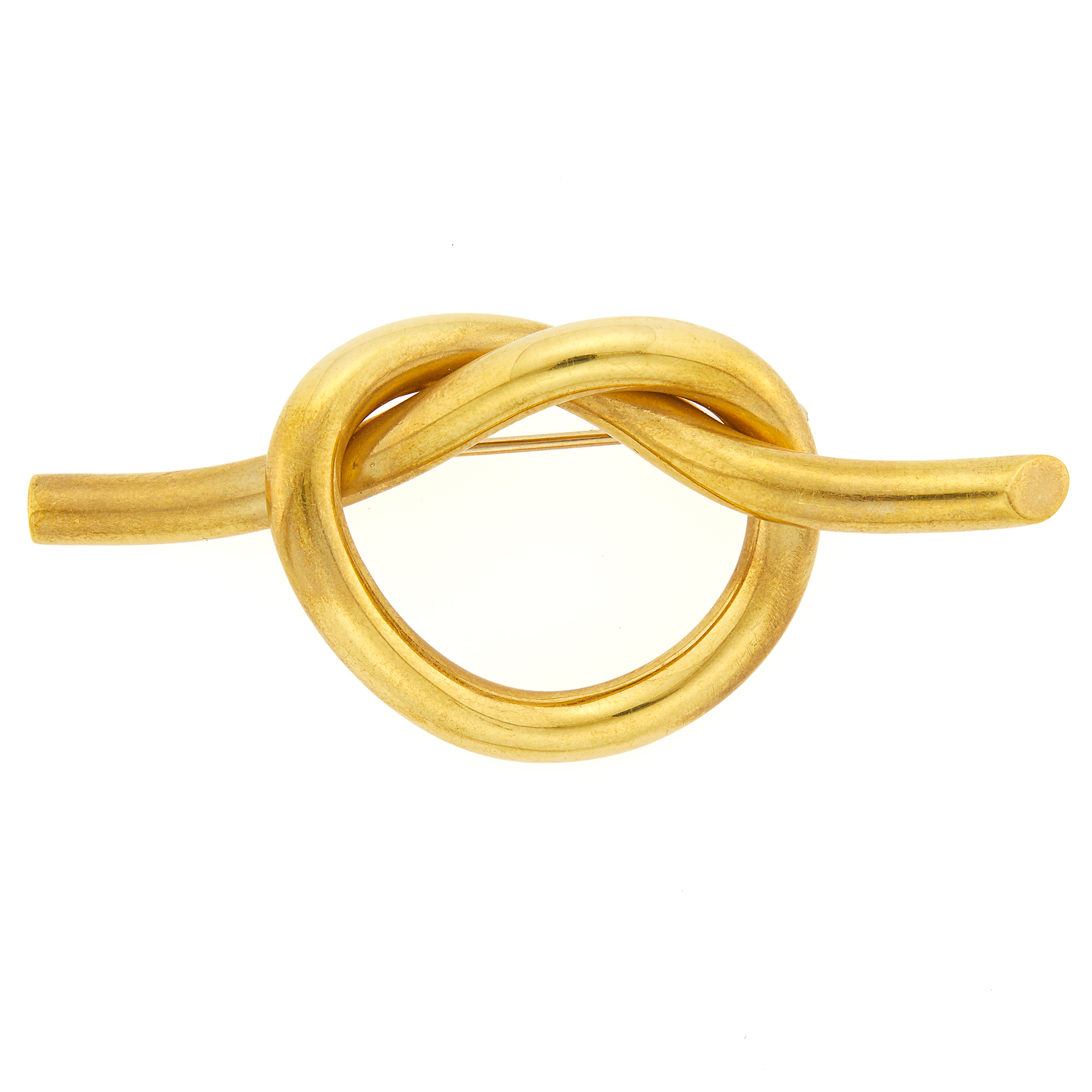 Lot image - Nicolis Cola Gold Knot Brooch