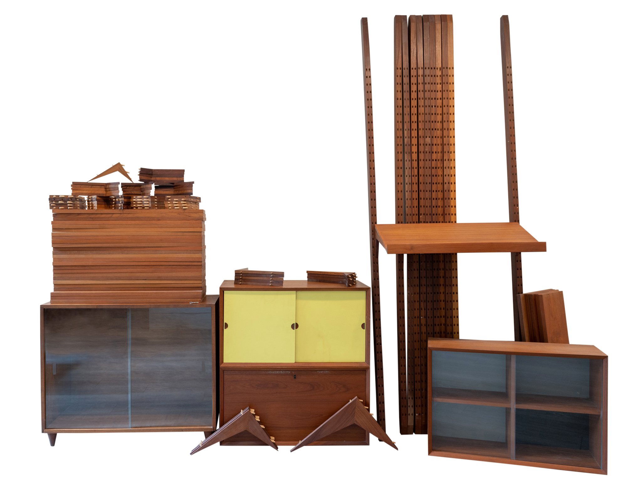 Lot image - Poul Cadovius for Cado Teak Wall Unit