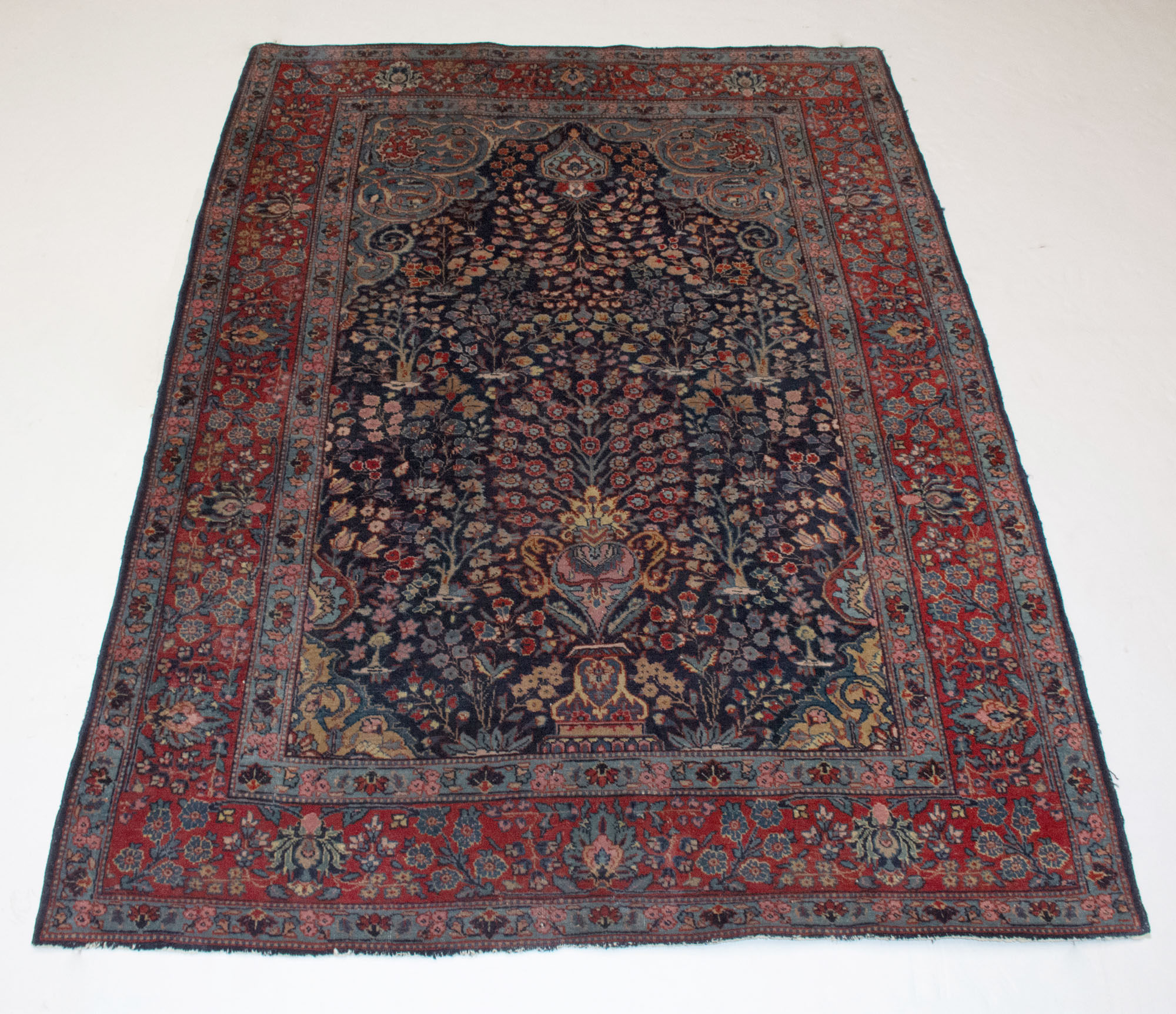Lot image - Tabriz Prayer Rug