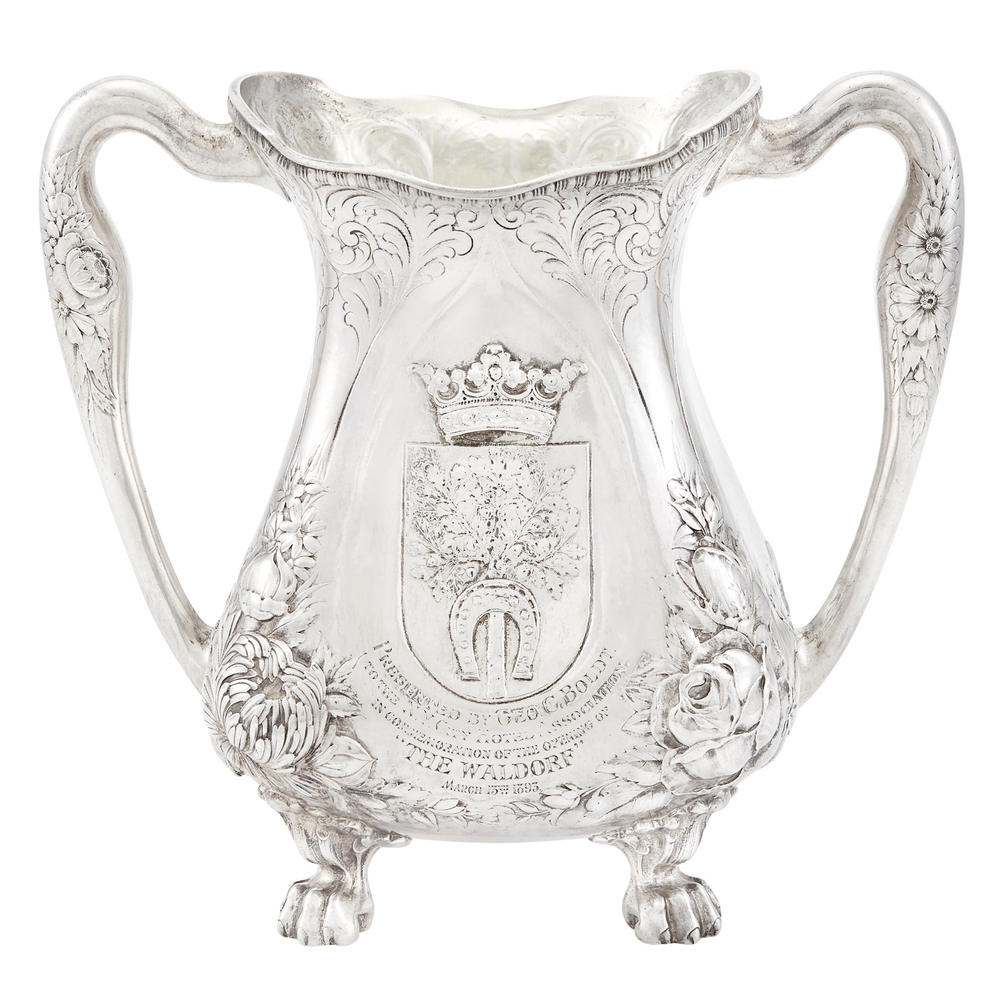 Lot image - Gorham Sterling Silver Loving Cup