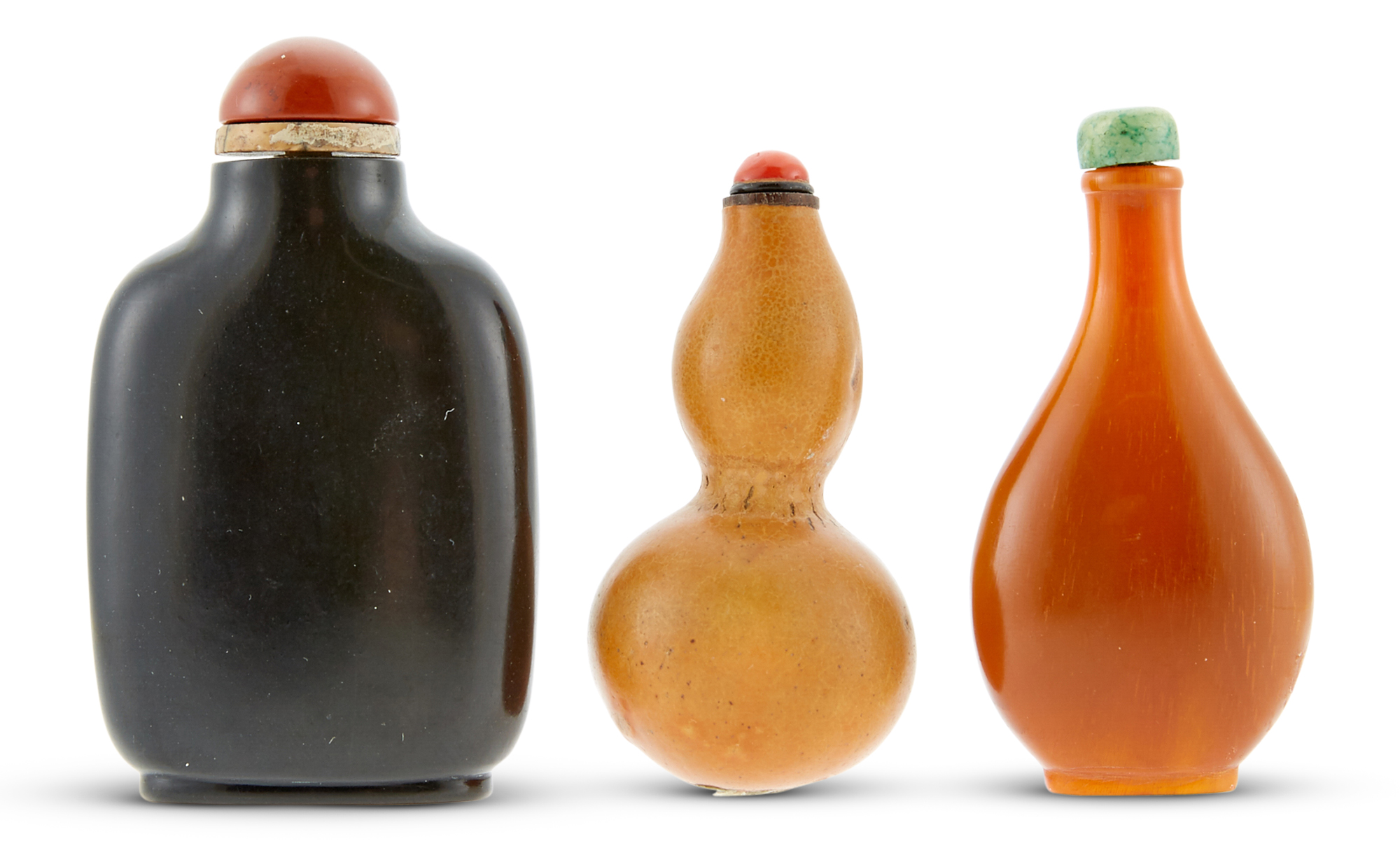 Lot image - Three Chinese Snuff Bottles
