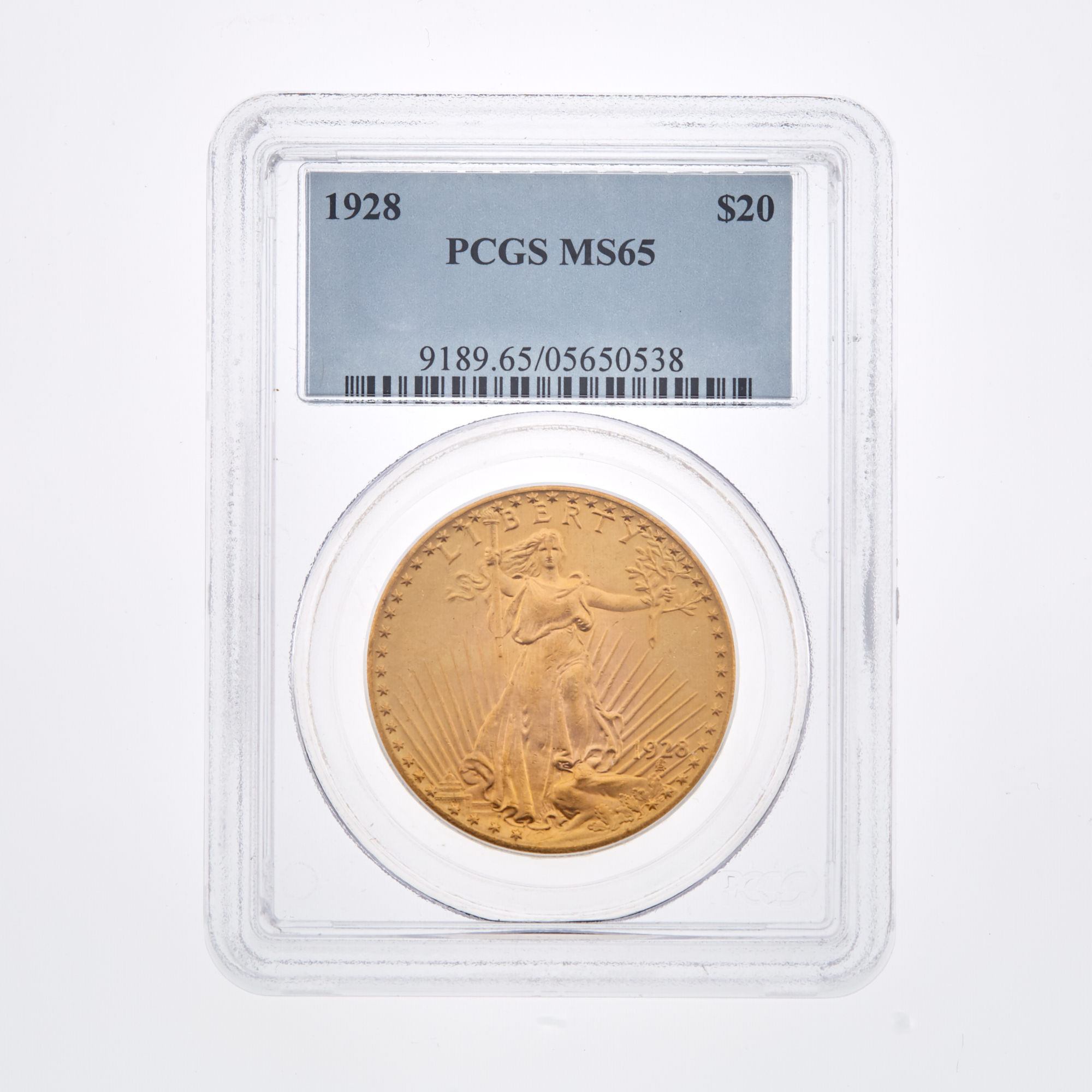 Lot image - United States 1928 $20 St. Gaudens PCGS MS65