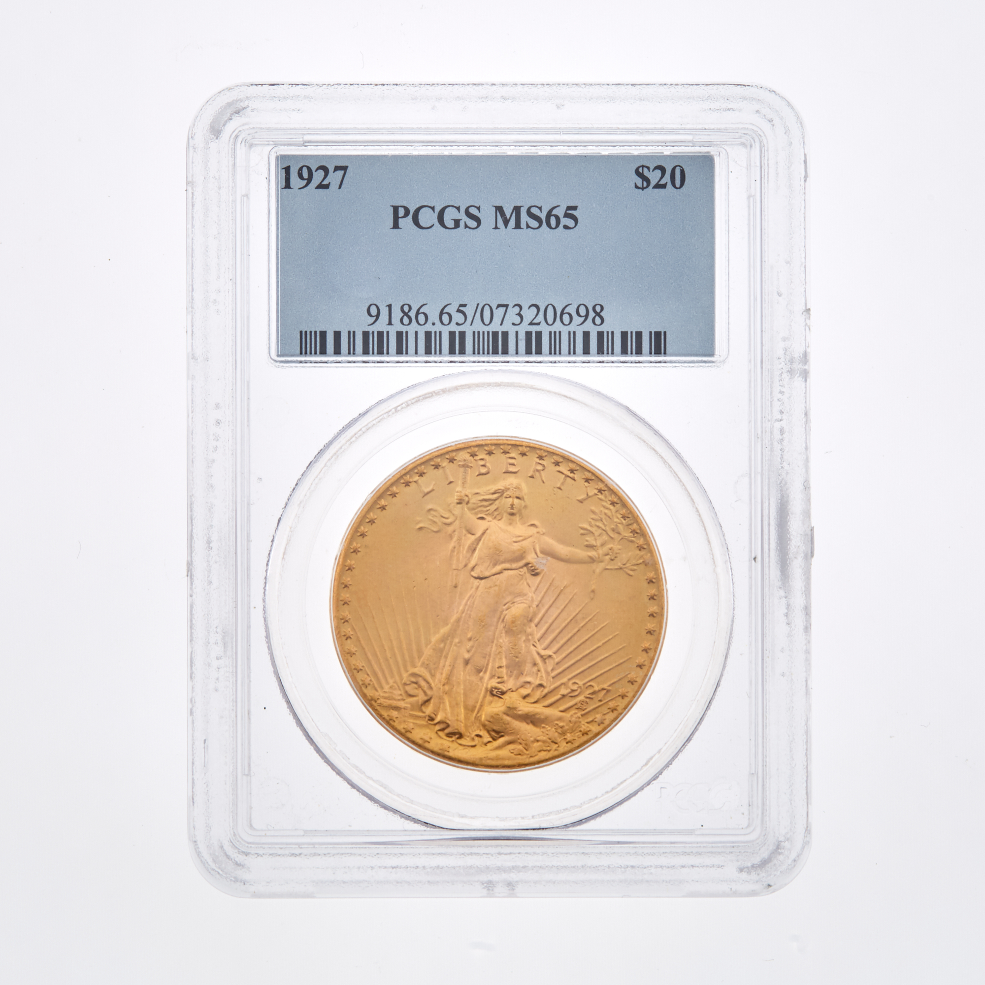 Lot image - United States 1927 $20 St. Gaudens PCGS MS65