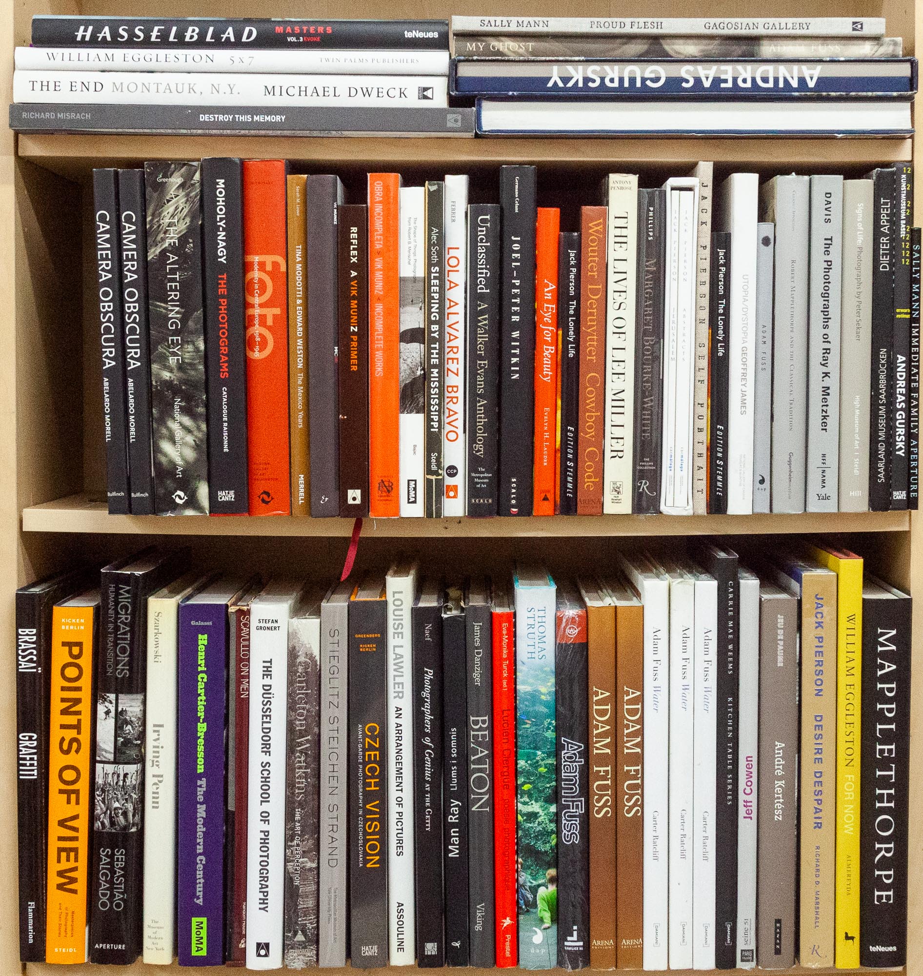 Lot image - [PHOTOBOOKS]  Approximately 60 works on photography.