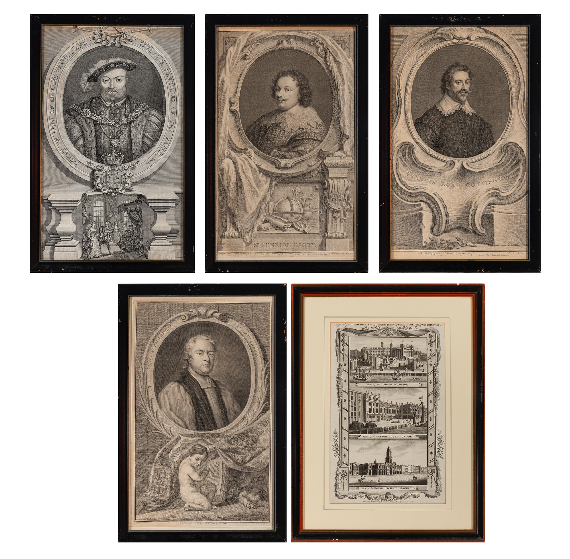 Lot image - Jacobus Houbraken, engraver (1698-1780)