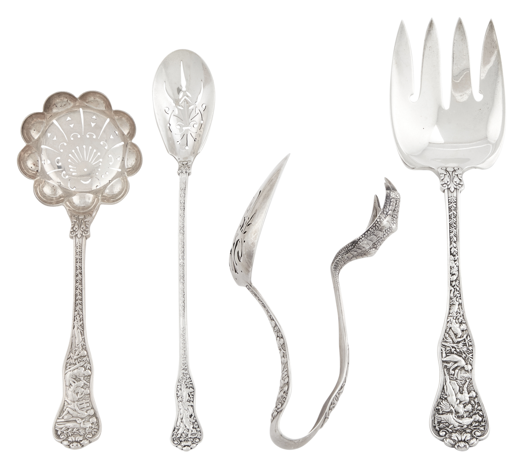 Lot image - Four Tiffany & Co. Sterling Silver Olympian