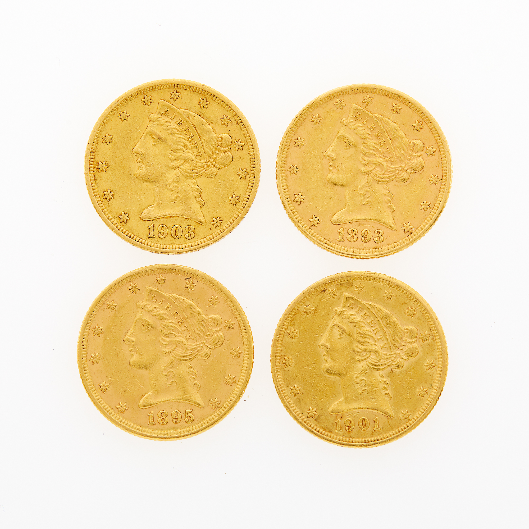 Lot image - United States $5 Liberty Head Coins