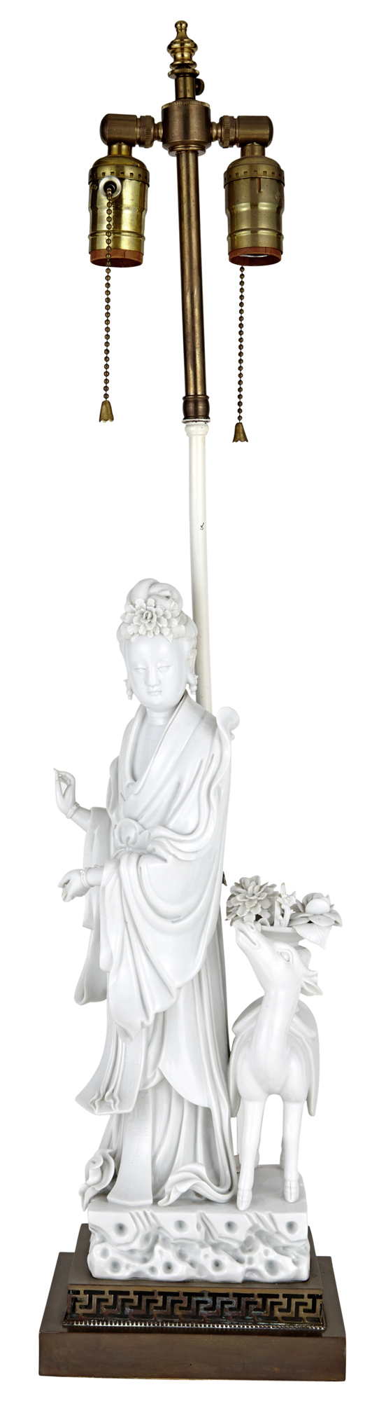 Lot image - Chinese Blanc de Chine Figure of Guanyin