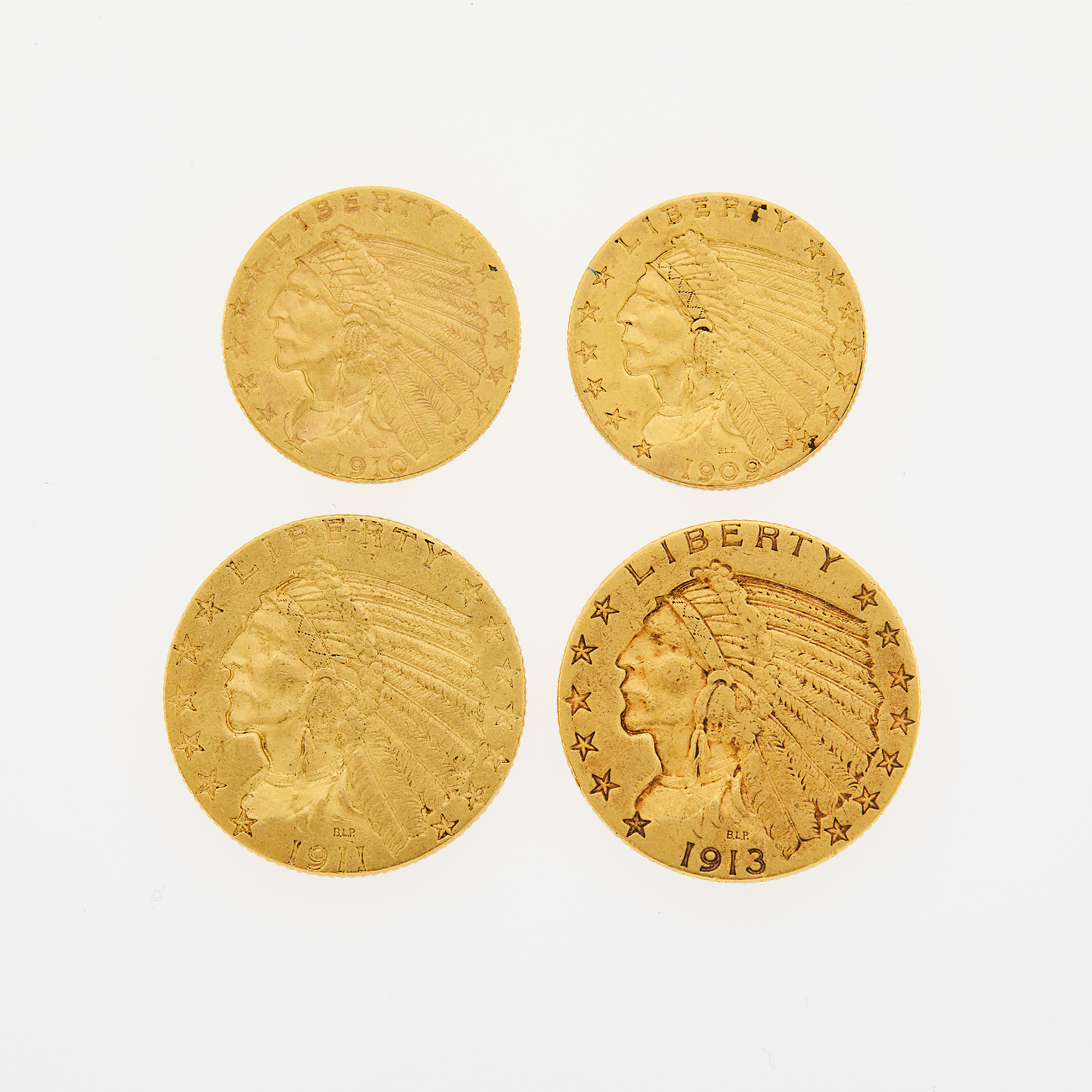 Lot image - United States $5 Indian and $2 1/2 Indian