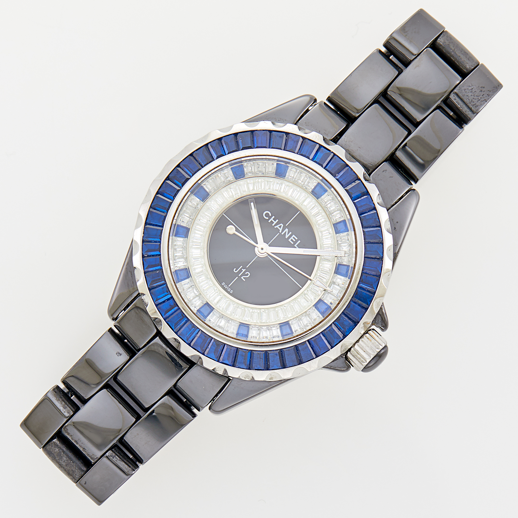 Lot image - Ceramic and Synthetic Stone Wristwatch