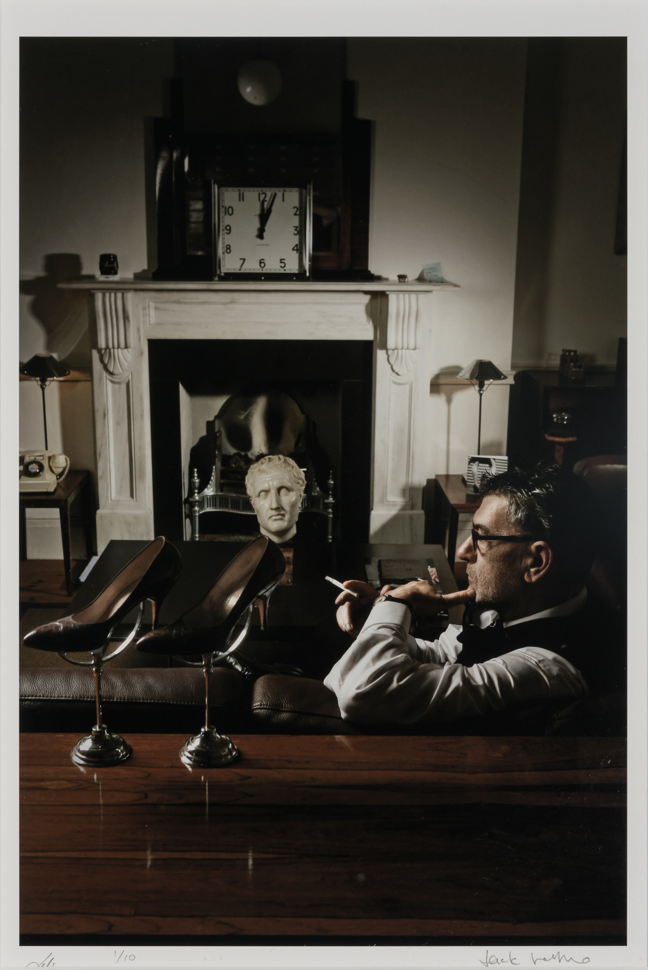 Lot image - MARCARINI, FREDI & JACK VETTRIANO  The Studio I, The Studio II, & The Weight: A Triptych.