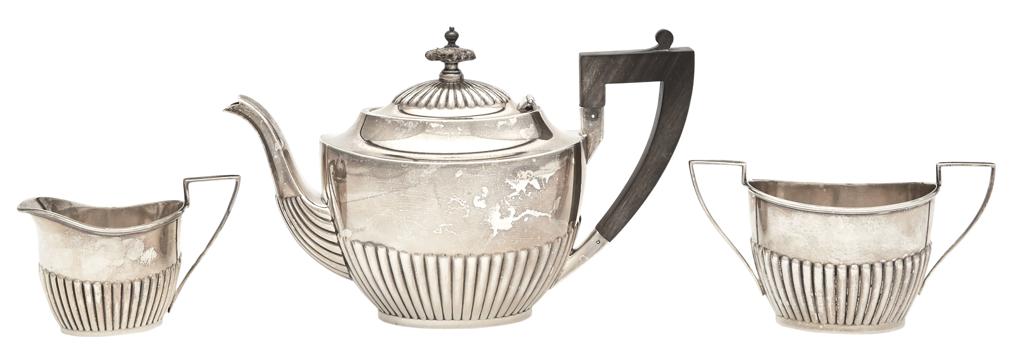 Lot image - Gorham Sterling Silver Three-Piece Breakfast Set