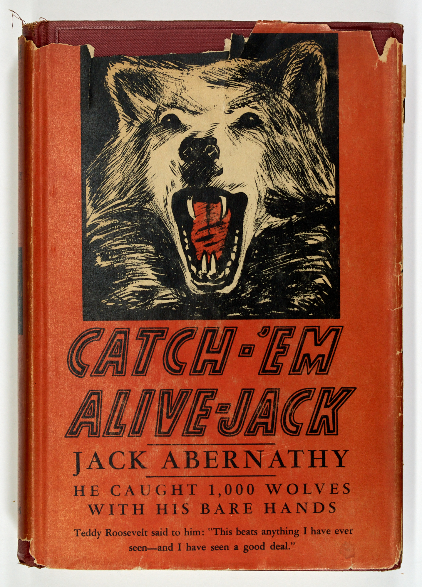 Lot image - [AMERICA-HUNTING]  ABERNATHY, JOHN R. Catch Em Alive Jack. The life and adventures of an American pioneer.
