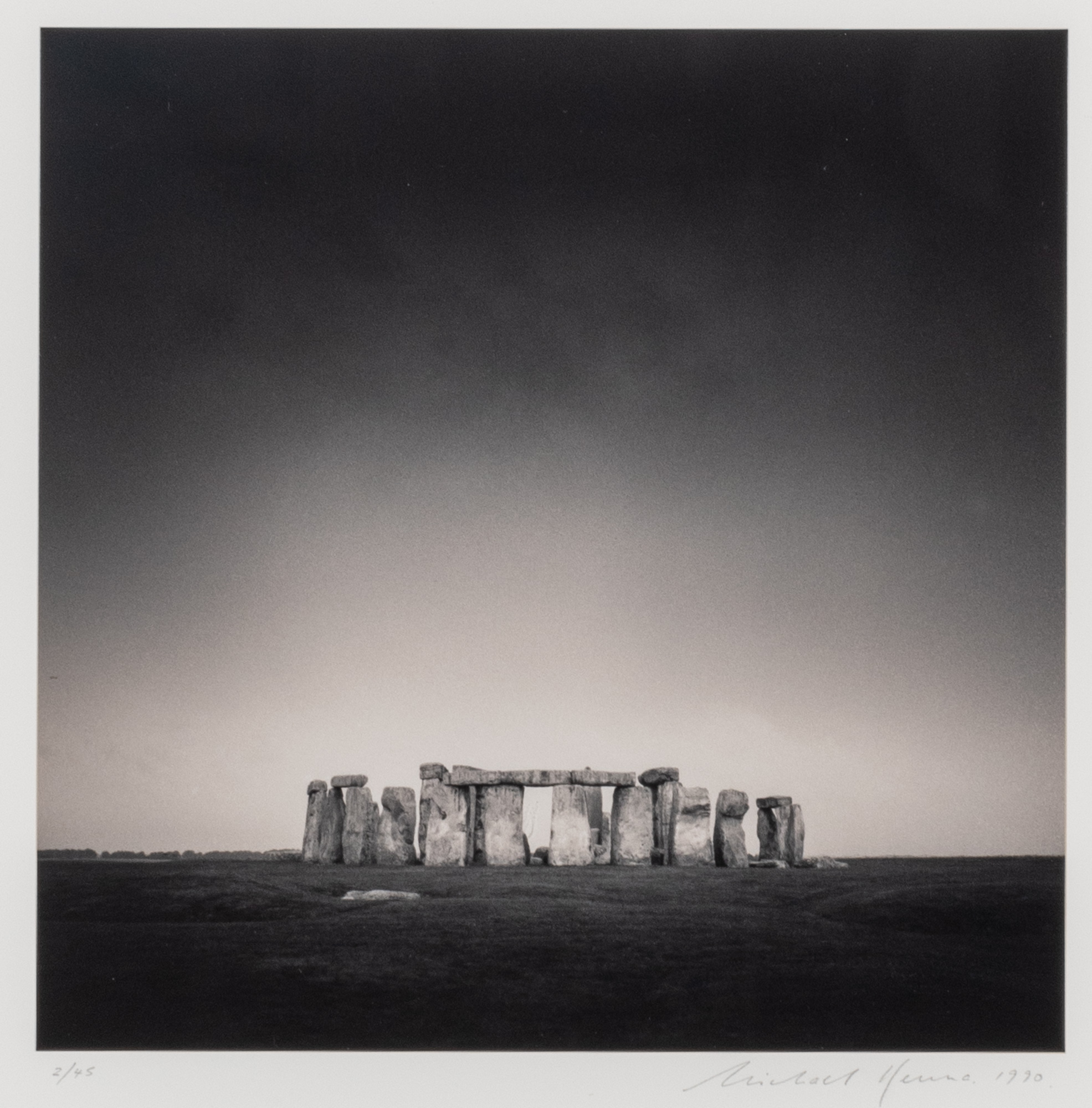Lot image - KENNA, MICHAEL (b. 1953)  Stonehenge, Wiltshire, England,