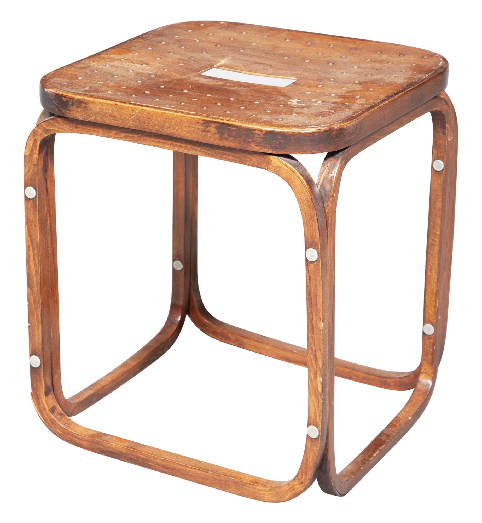 Lot image - Austrian Secessionist Bentwood Stool