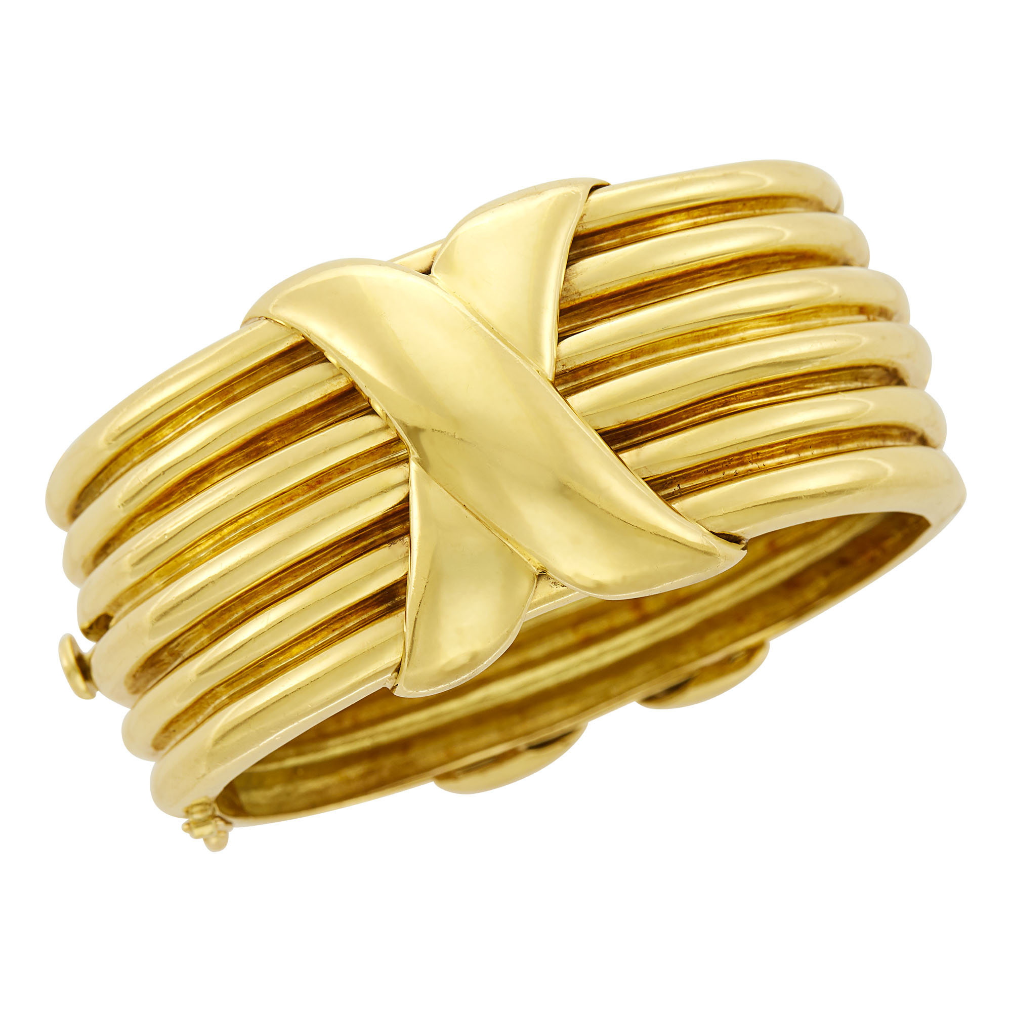 Lot image - Gold Cuff Bangle Bracelet