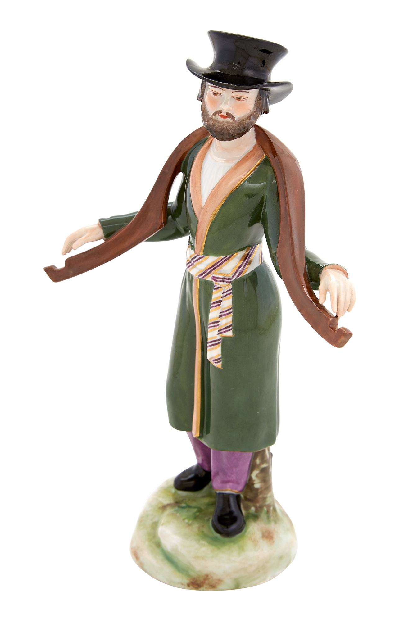 Lot image - Russian Porcelain Figure of a Water Carrier