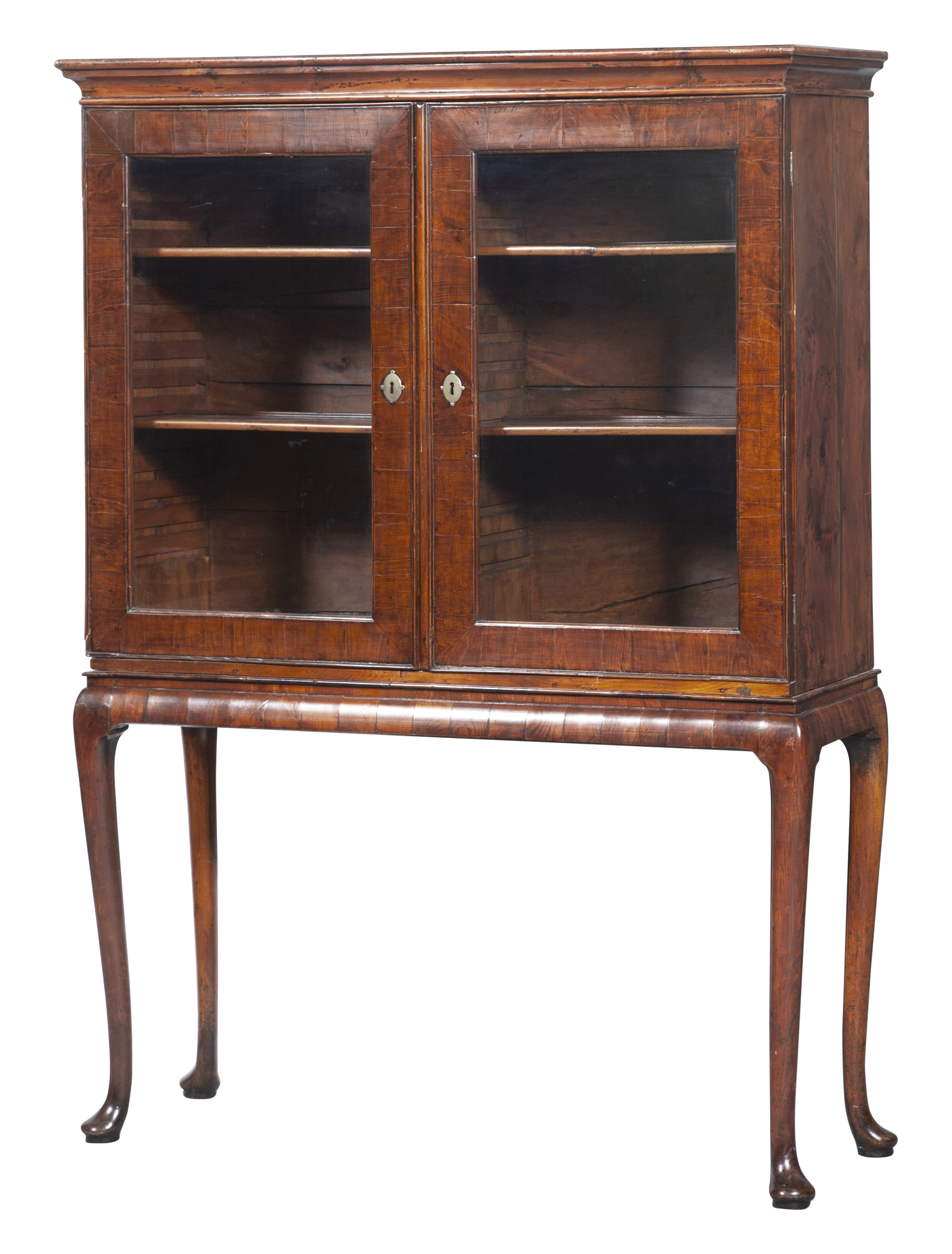 Lot image - Early George II Walnut Cabinet on Stand