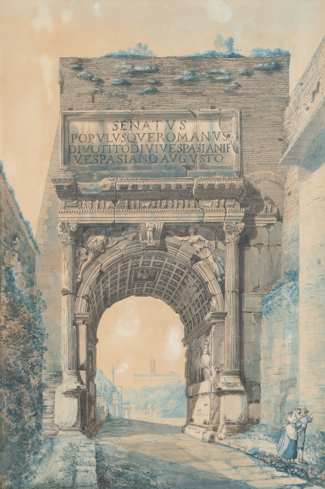 Lot image - Circle of Charles-Louis Clérisseau