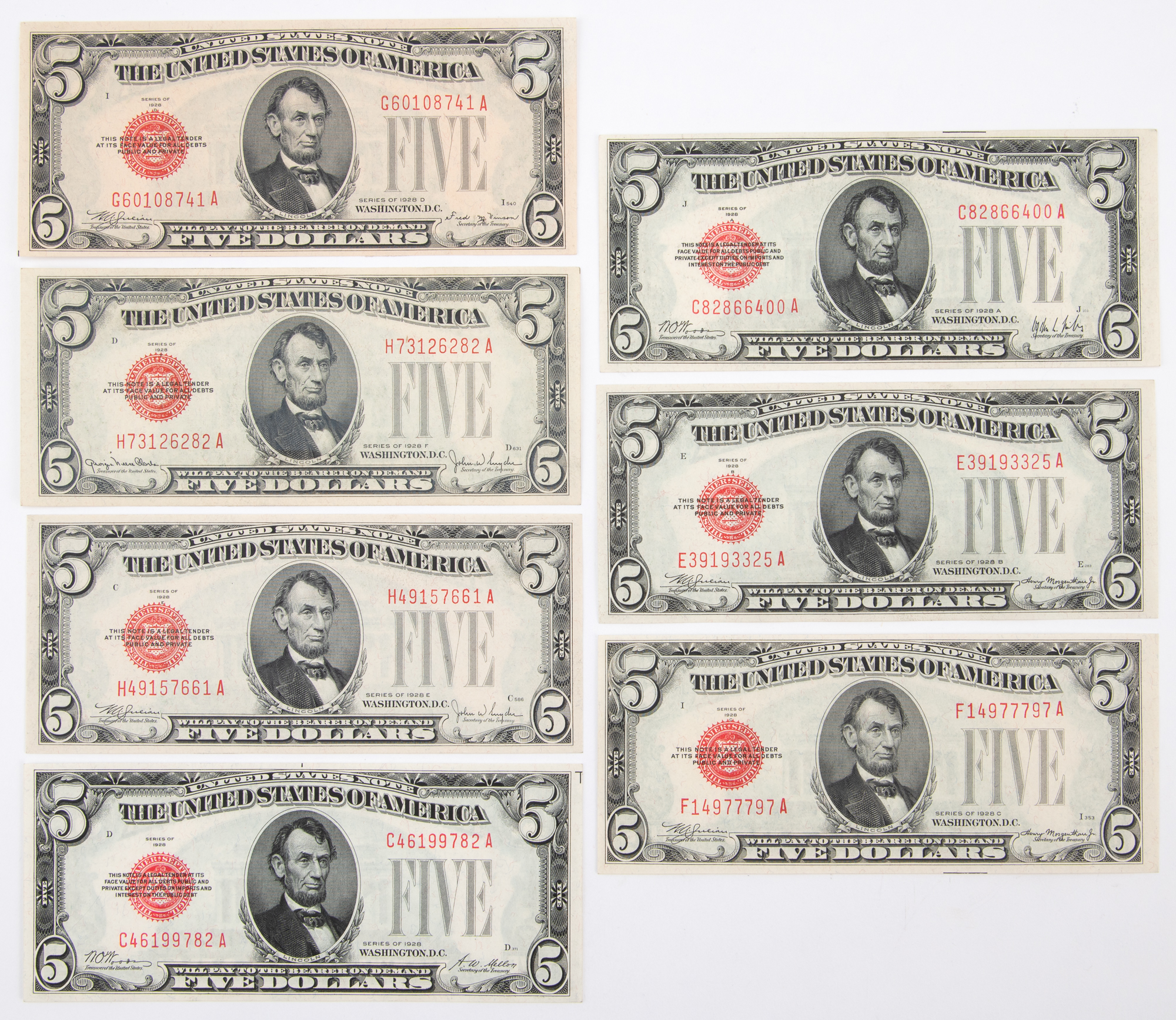 Lot image - United States 1928 $5 USN Series