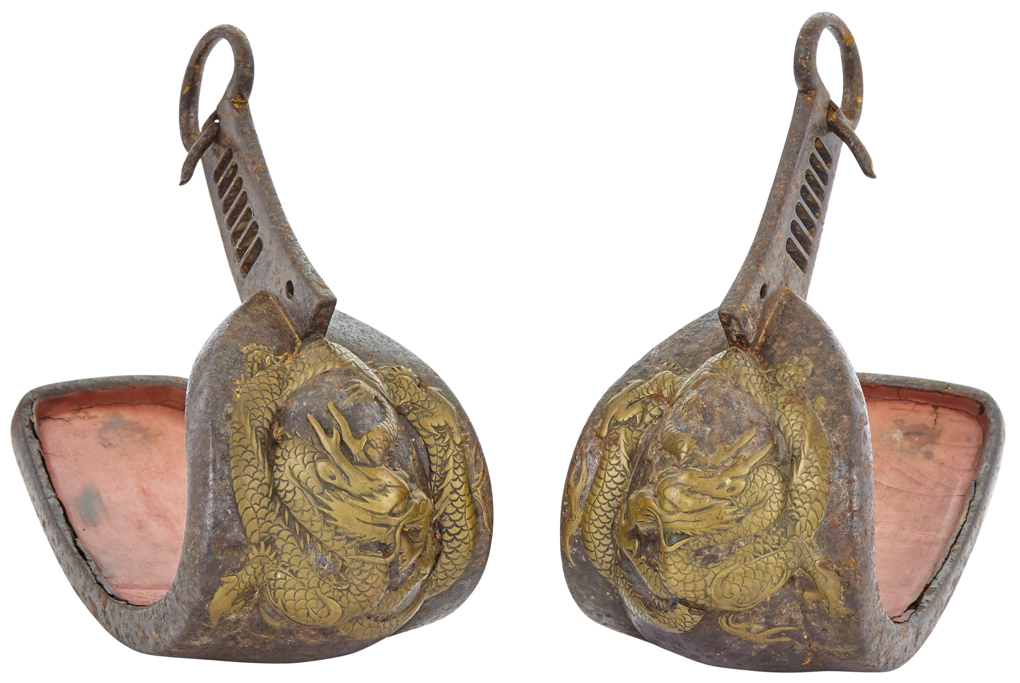 Lot image - A Pair of Japanese Iron Abumi