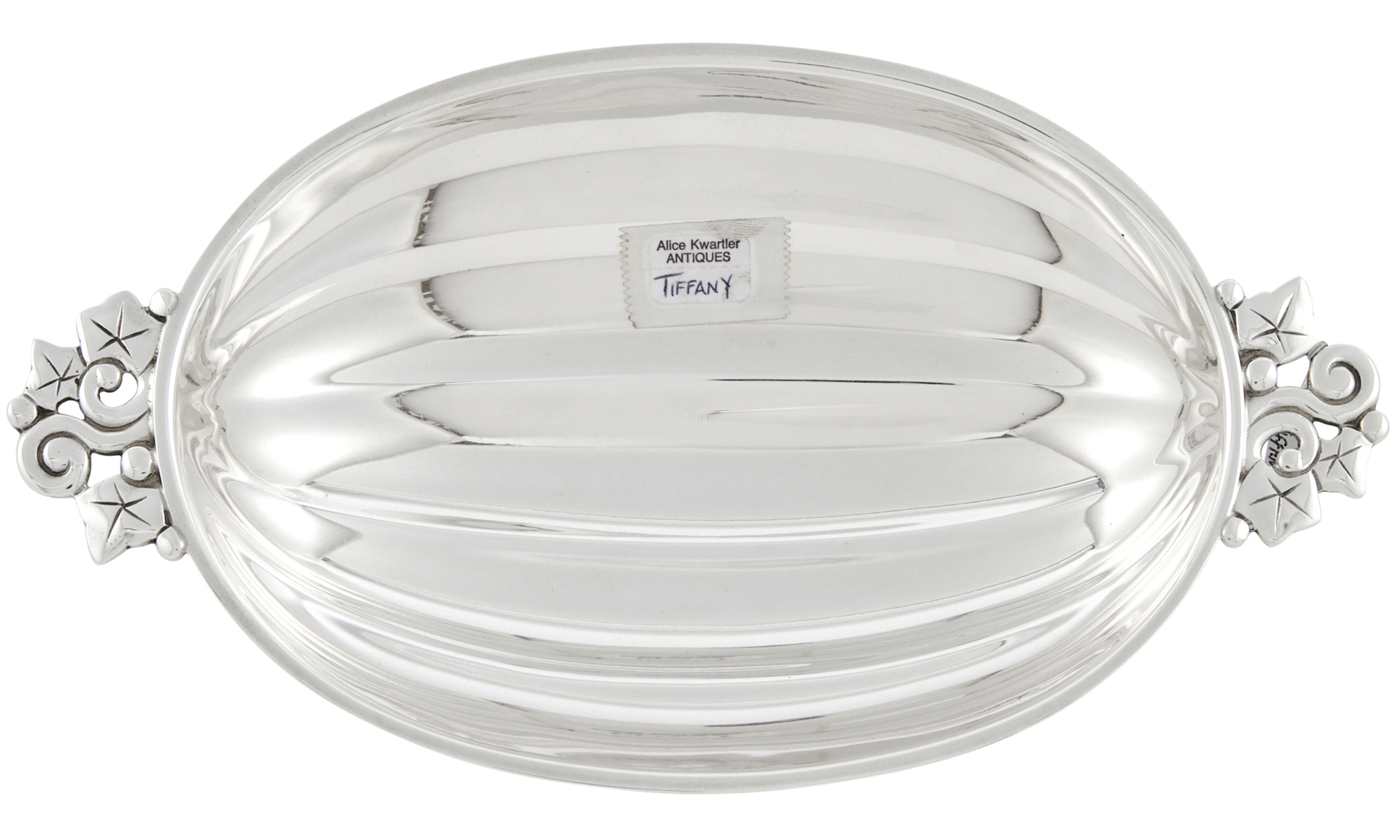 Lot image - Tiffany & Co. Sterling Silver Melon Form Dish