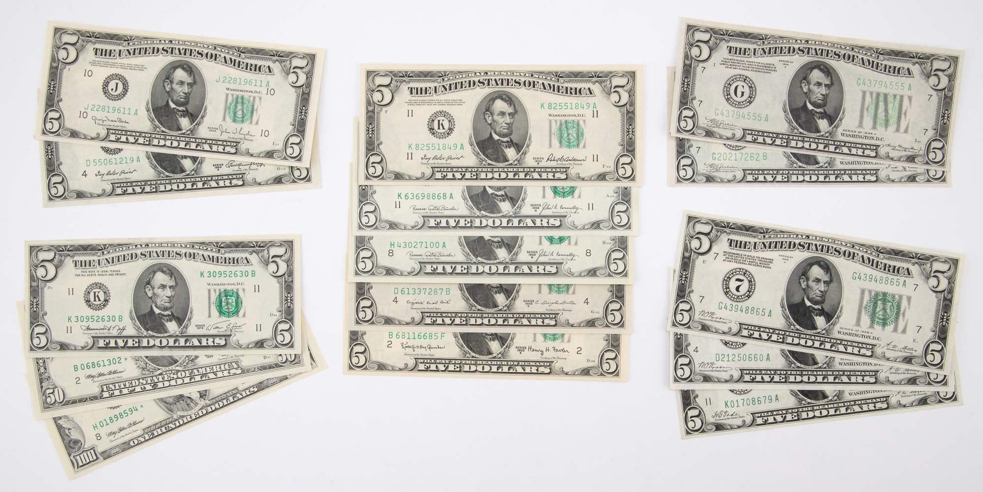 Lot image - United States 1928 to 1993 FRN Series