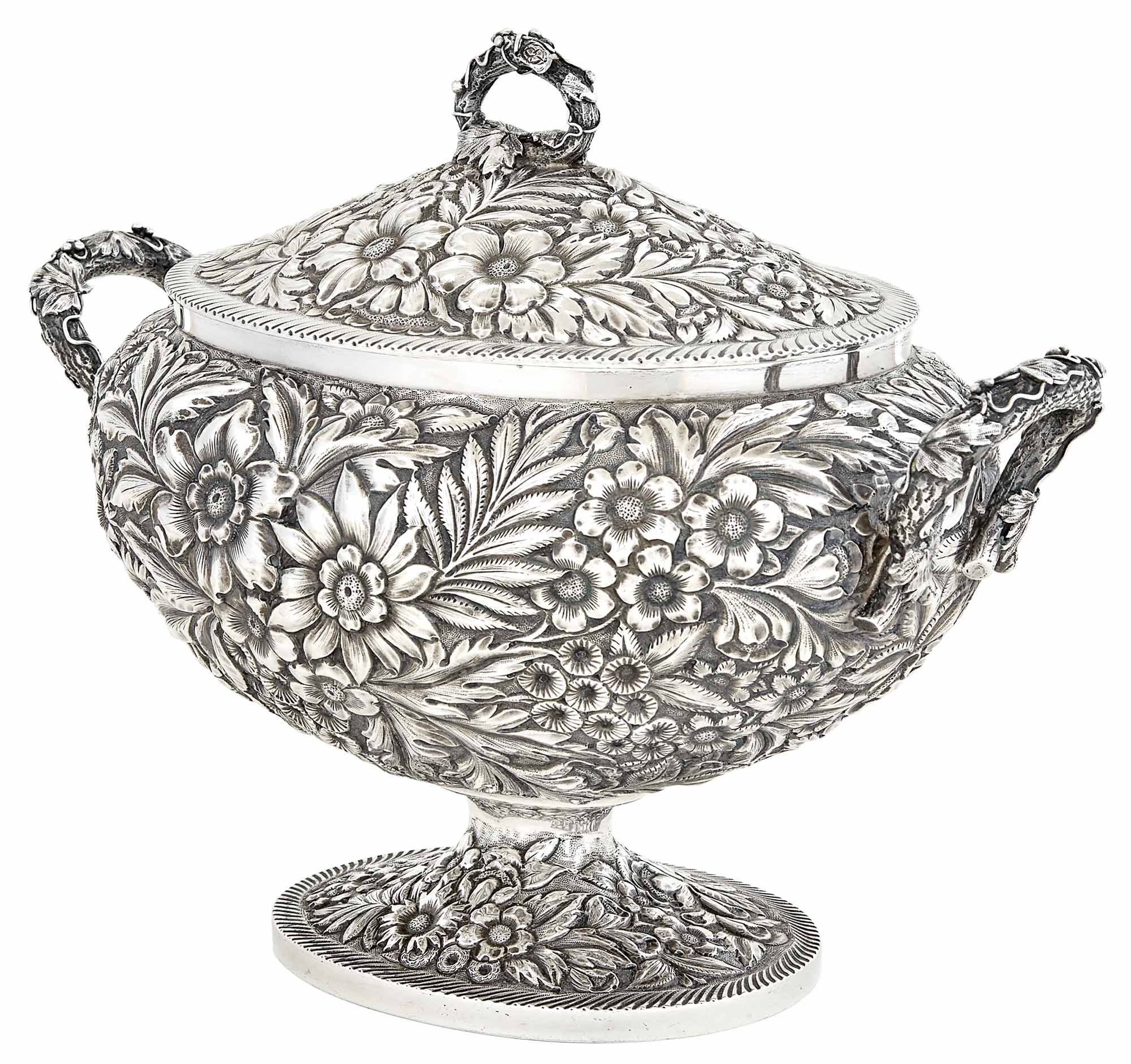 Lot image - Baltimore Sterling Silver Covered Soup Tureen