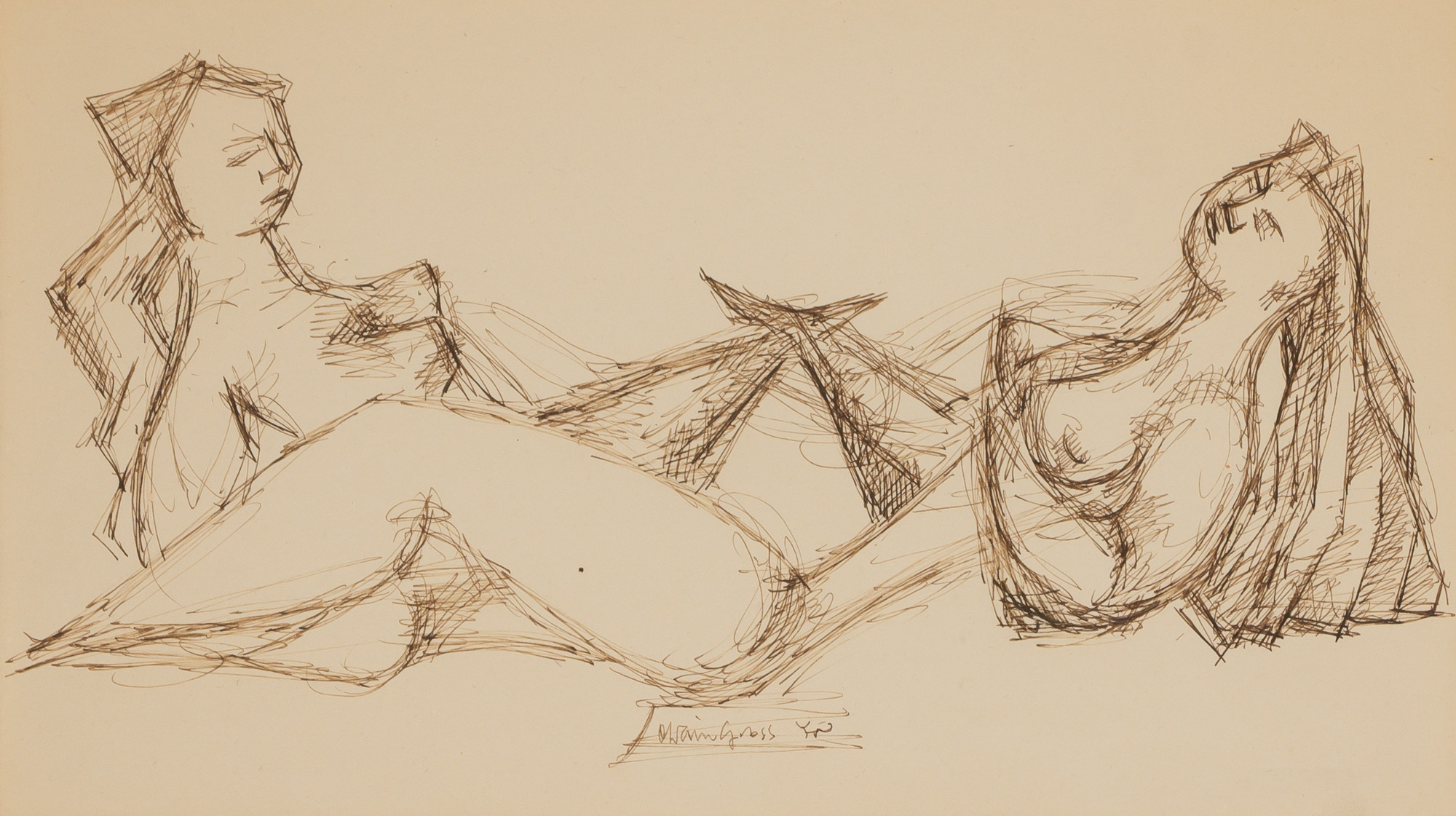 Lot image - Chaim Gross