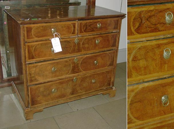 Lot image - George I Walnut Chest of Drawers