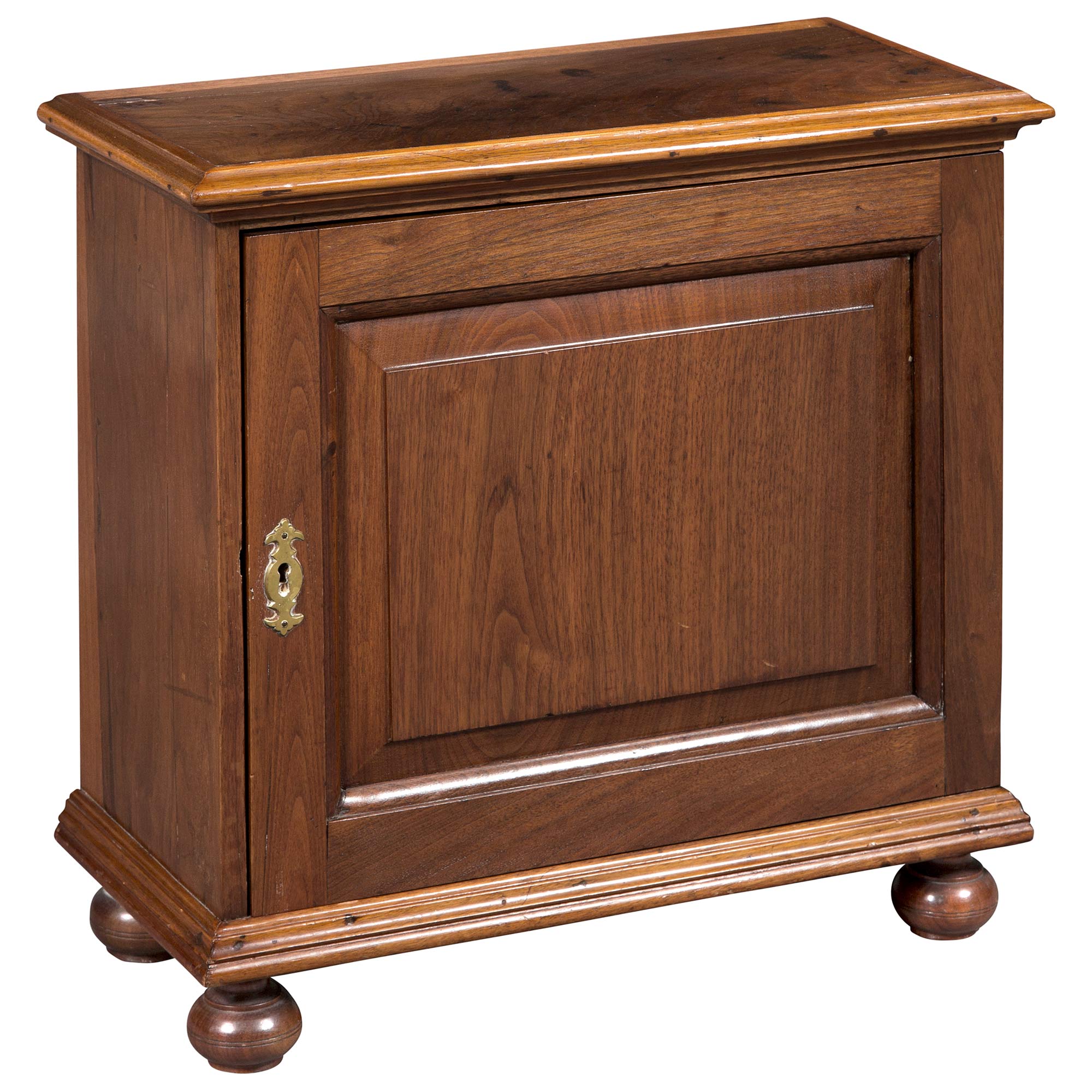 Lot image - Queen Anne Style Walnut Valuables Chest