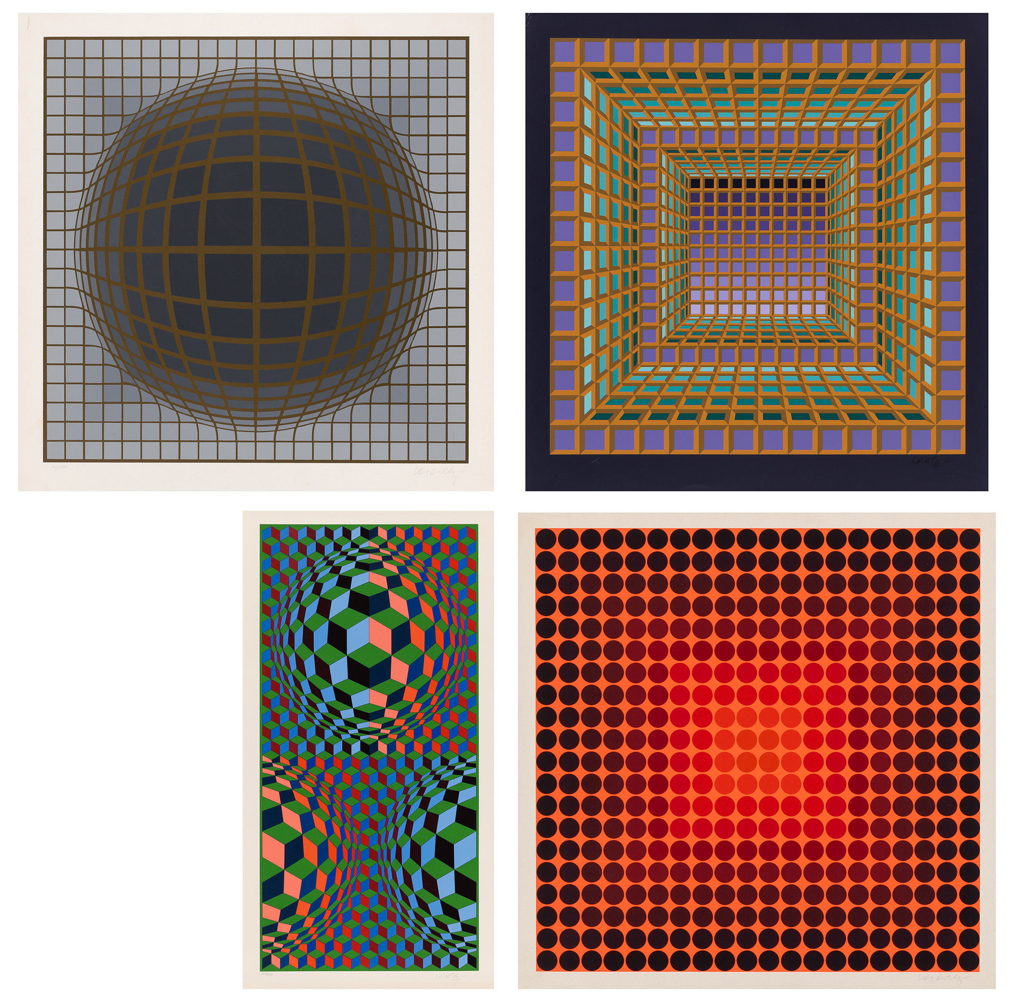 Lot image - Victor Vasarely (1906-1997)