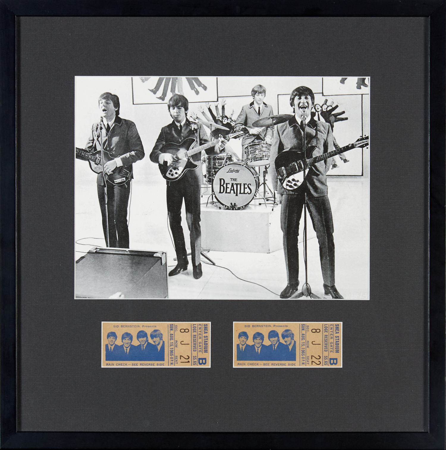 Lot image - Beatles Concert Shea Stadium August 15, 1965