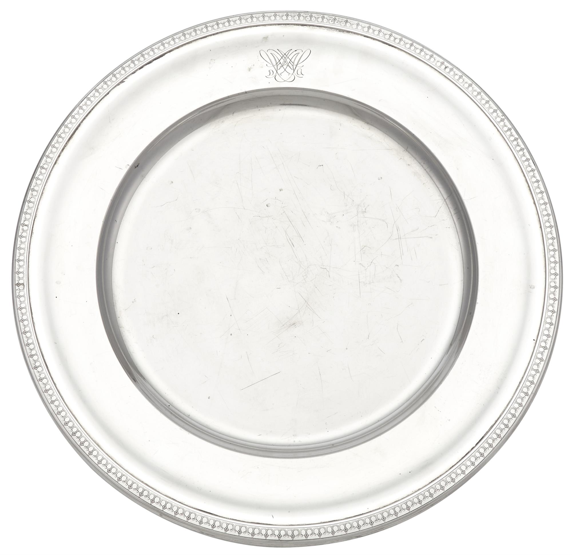 Lot image - Norwegian Silver Charger