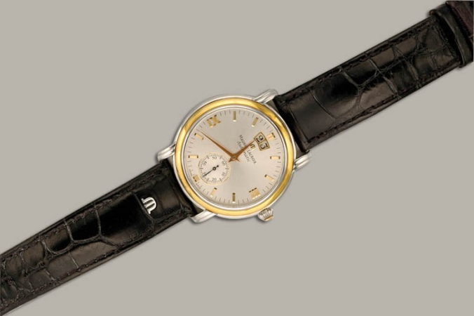 Lot image - Gentlemans Steel and Gold Wristwatch