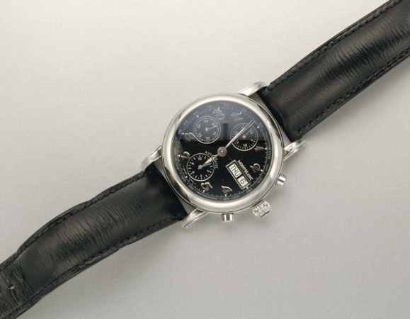 Lot image - Gentlemans Stainless Steel Chronograph Wristwatch