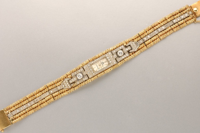 Lot image - Diamond Wristwatch