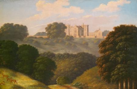 Lot image - Attributed to Paul Sandby Lypiatt Park, Gloucestershire
