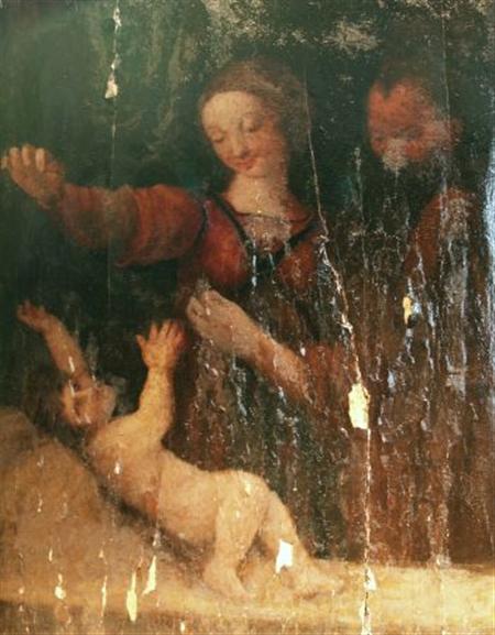 Lot image - Follower of Raphael The Holy Family (Madonna of the Veil)