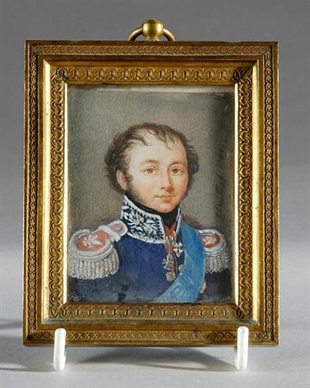 Lot image - Portrait Miniature of a Polish Nobleman