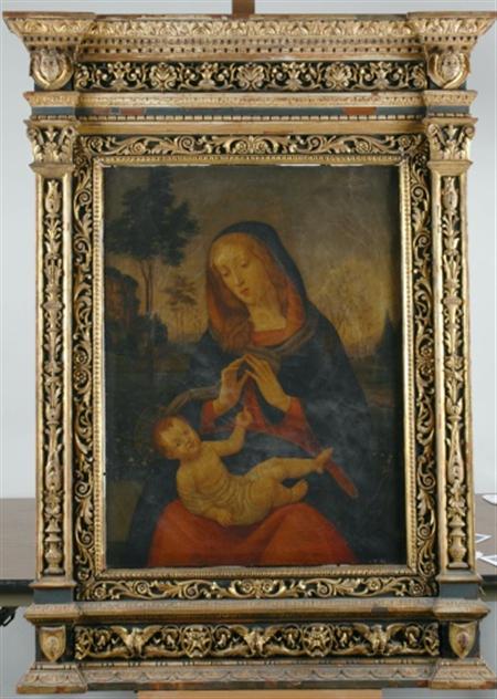 Lot image - Manner of Filippino Lippi Madonna and Child