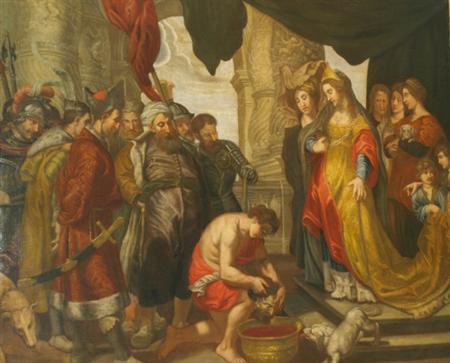 Lot image - After Peter Paul Rubens Queen Thomyris with the Head of Cyrus
