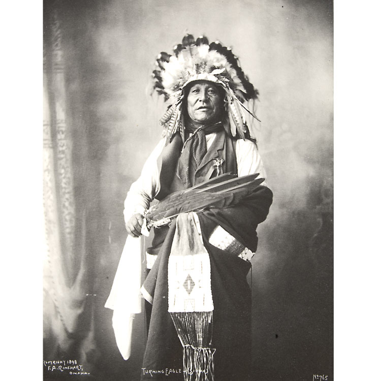 Lot image - RINEHART, FRANK A. (1861-1928)  Turning Eagle, Sioux