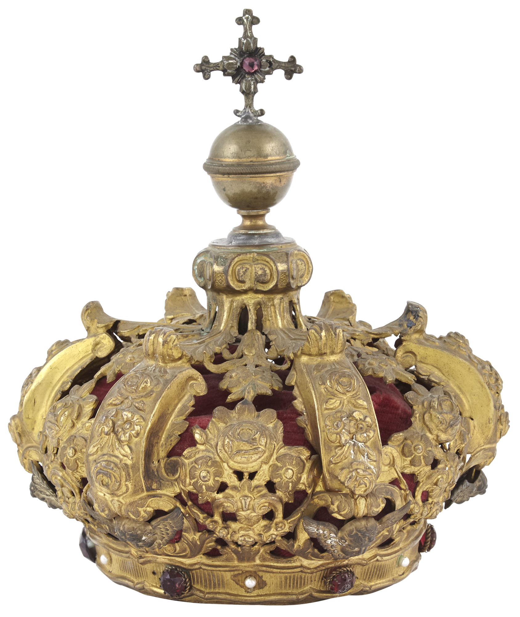 Lot image - Continental Gilt Metal Crown