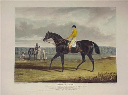 Lot image - HERRING, J.F. Portraits of the Winning Horses of the Great St. Leger Stakes, at Doncaster from the Year 1815 to the Year 1824