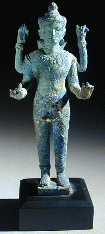 Lot image - Khmer Bronze Figure of Siva 12th/13th Century