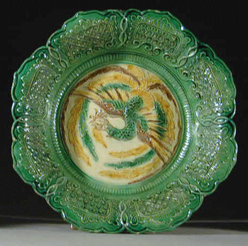 Lot image - Gennai-Yaki Molded Deep Bowl Second half of the 18th century